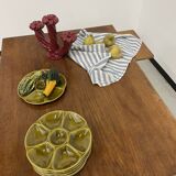 Oak and veneer counter or desk