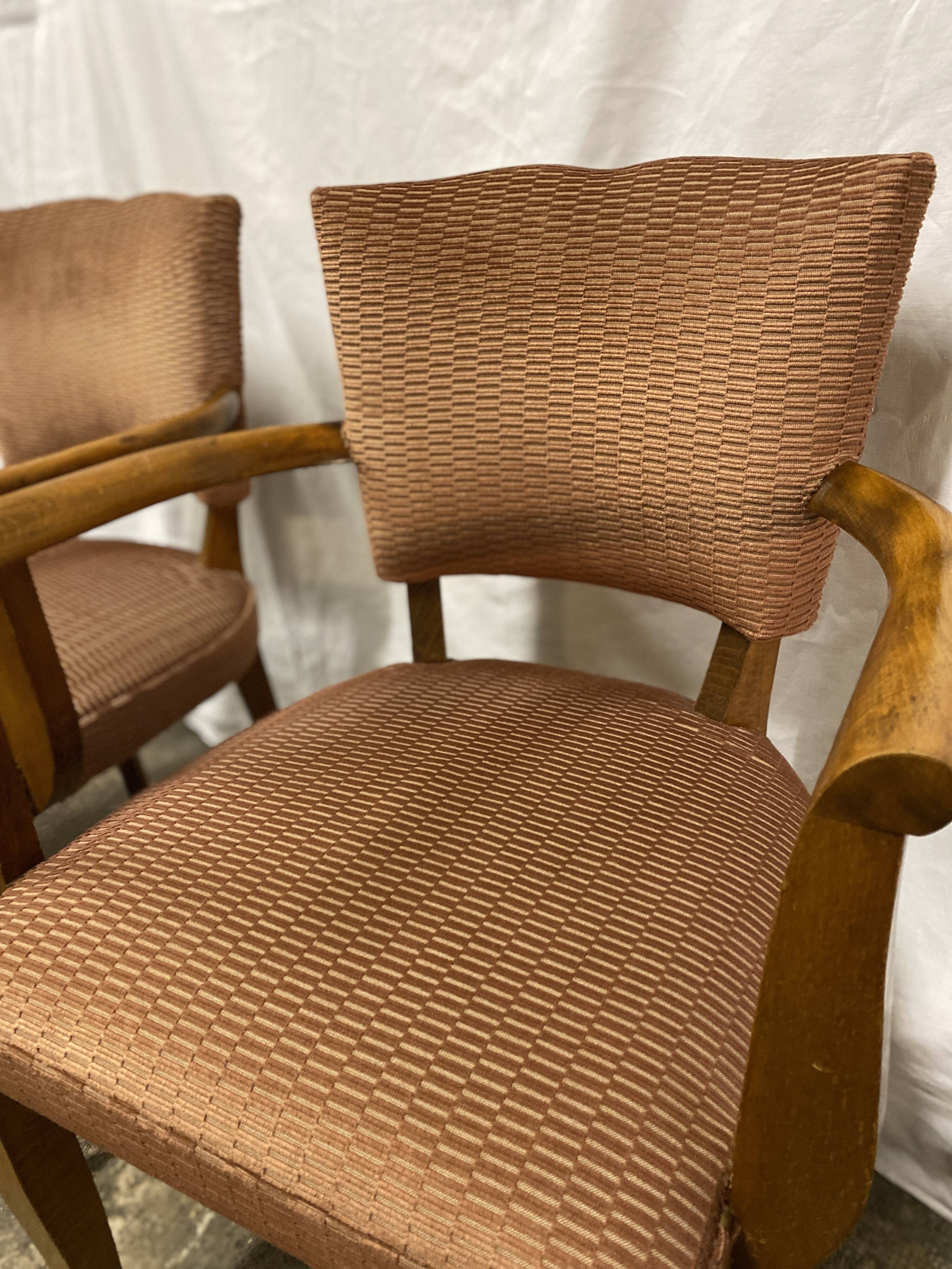 Fauteuil Bridge velours beige rosé