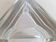 Empty Cup Pocket triangular glass signed