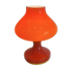 Vintage opaline orange bedside lamp štěpán tabera