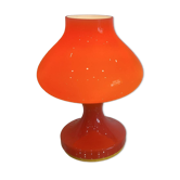 Vintage opaline orange bedside lamp štěpán tabera