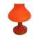 Vintage opaline orange bedside lamp štěpán tabera