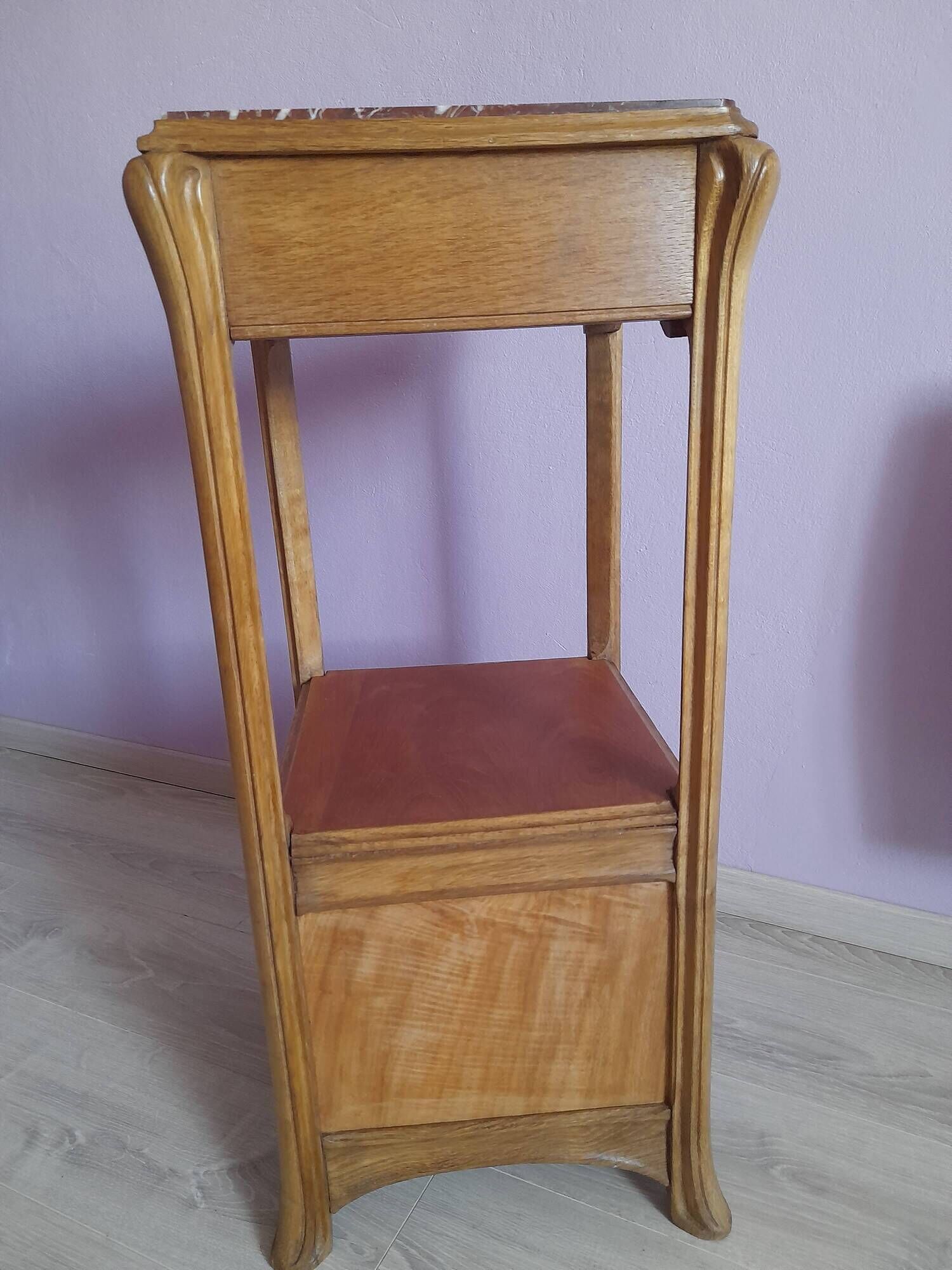 Art Nouveau bedside table