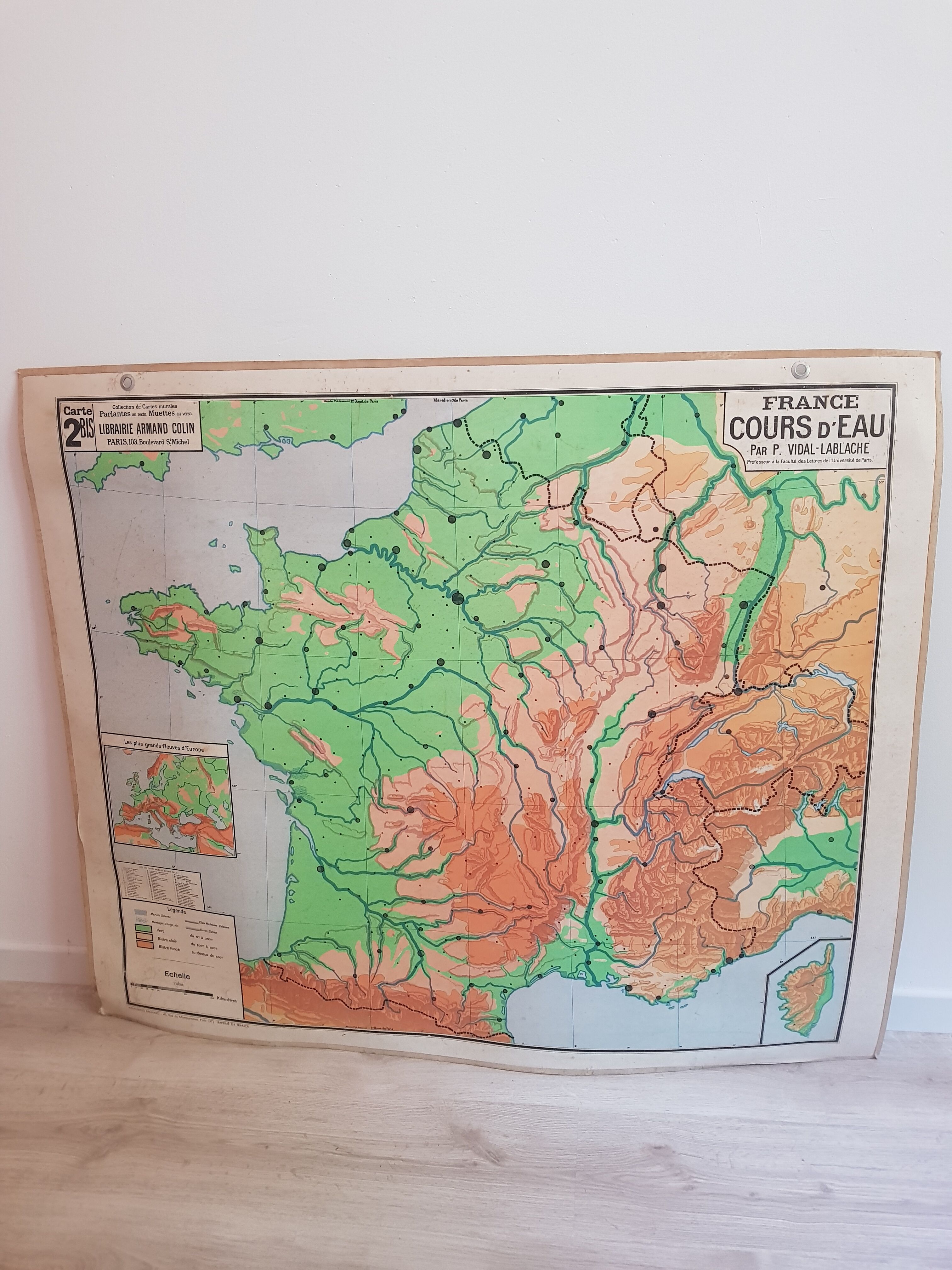 Old Vidal-Lablache school map