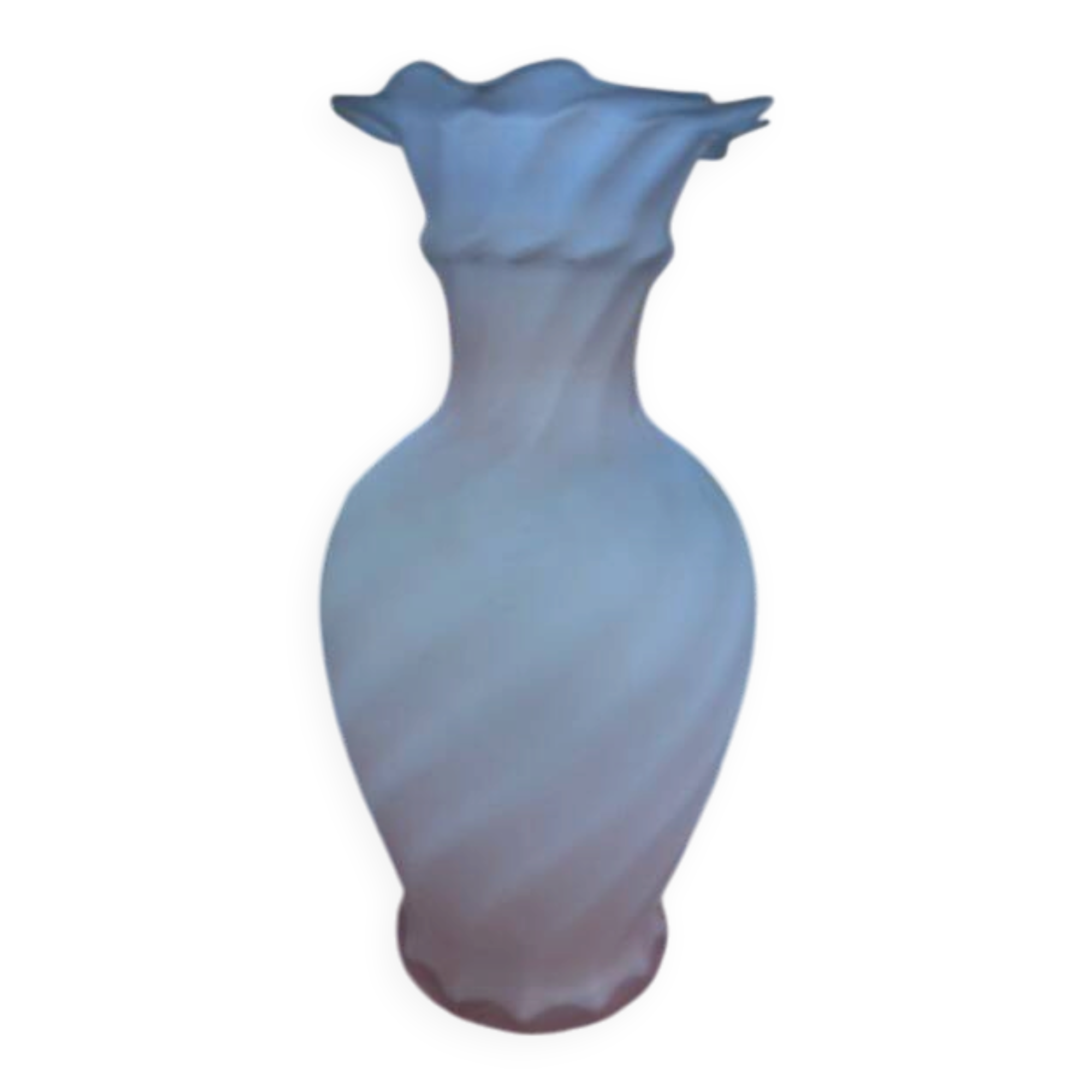 pink glass vase
