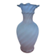 pink glass vase