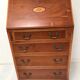Donkey back secretary in English marquetry 1900s