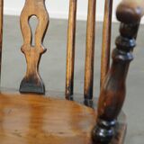 Fauteuil anglais Windsor ancien en bois