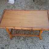Rattan coffee table