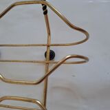 Set of 6 vintage glasses in their basket