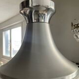 Stilux Milano opaline pendant light from the 70s