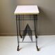 Table d'appoint vintage pieds eiffel