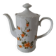 Cafetière vintage Winterling Bavaria décor floral orange