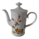 Cafetière vintage Winterling Bavaria décor floral orange