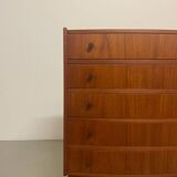 Paire de commodes vintage en teck Kai Kristiansen