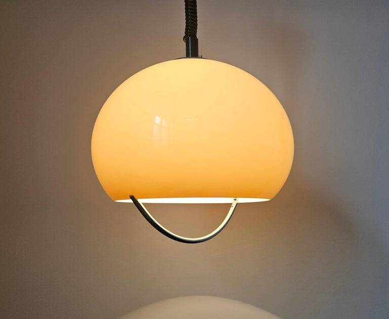 Midcentury Pendant Meblo, designed by Harvey Guzzini, Italy, 1970s