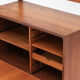 Playful 3-bay wall unit in teak wood by Poul Cadovius, Denmark, 1950s