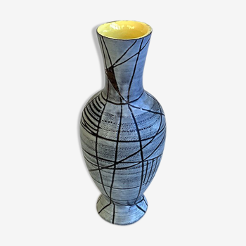 Vallauris Ceramic Vase by Robert Dupanier 1950