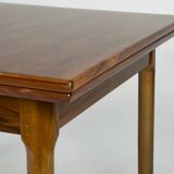 Mid-century dining table walnut vintage 60s Extandable
