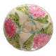 Old flat slip plate from Onnaing with floral decoration