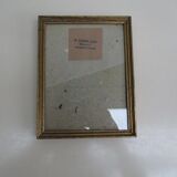 Old gilded wood frame -Foliage 127 x 166 mm