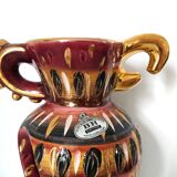 Vase H.Bequet décor Smyrne forme oiseau