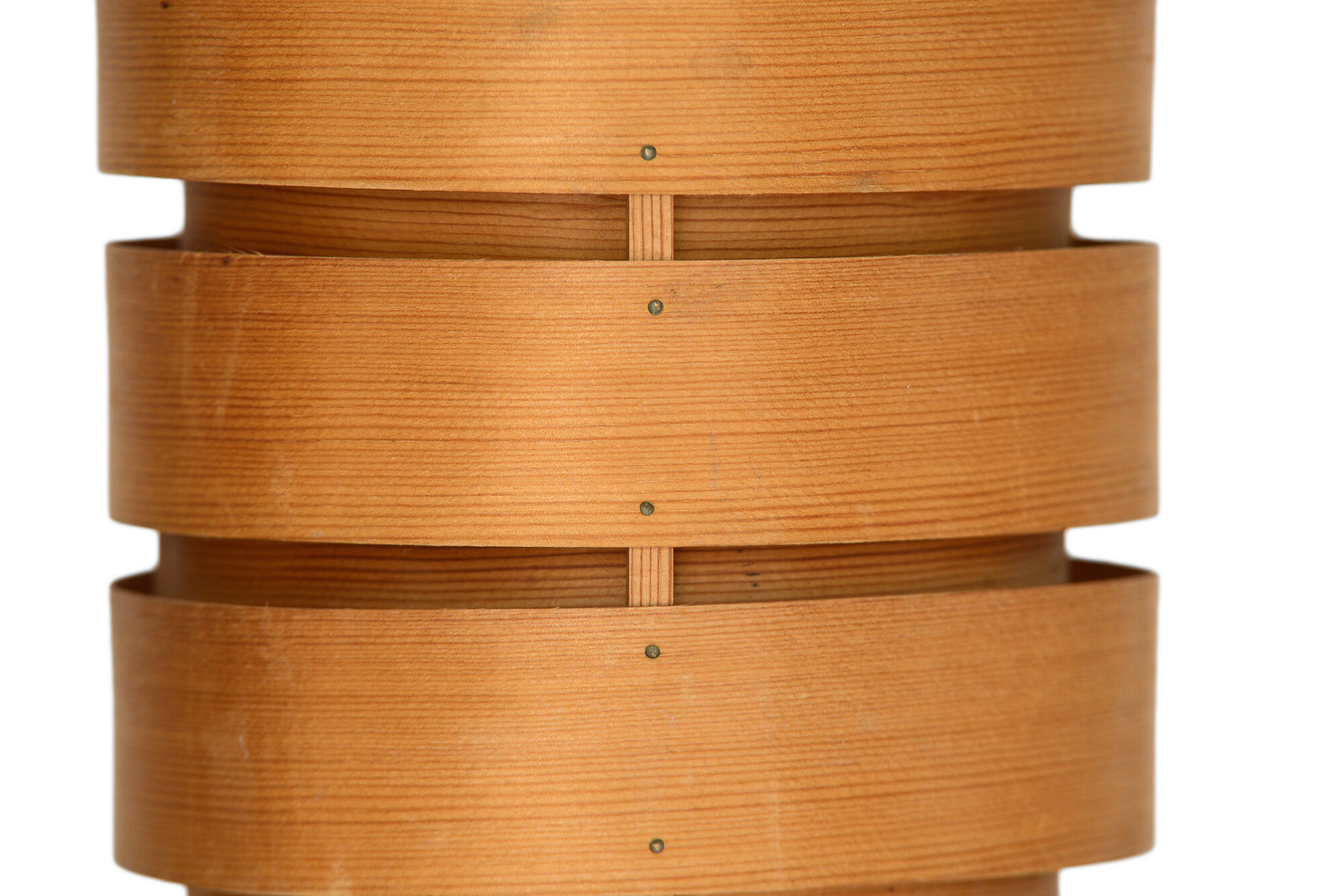 Pine veneer pendant light T499/1 "Rolf" by Hans-Agne Jakobsson for Ellysett AB. Sweden 1960s