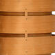 Pine veneer pendant light T499/1 "Rolf" by Hans-Agne Jakobsson for Ellysett AB. Sweden 1960s