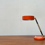 Mid-century minimalist orange table lamp, Italy, 1960s.