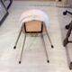 Chaise de chambre avec fourrure