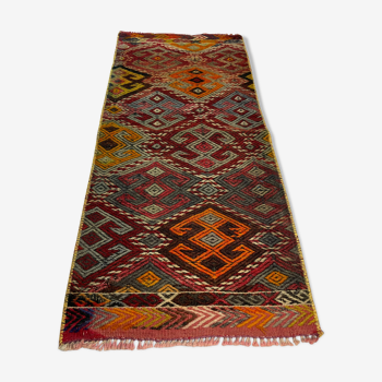 Tapis kilim turc vintage  103 x 43 cm