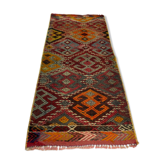 Tapis kilim turc vintage  103 x 43 cm