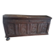 Grand Coffre sculpté en chêne 17 ème