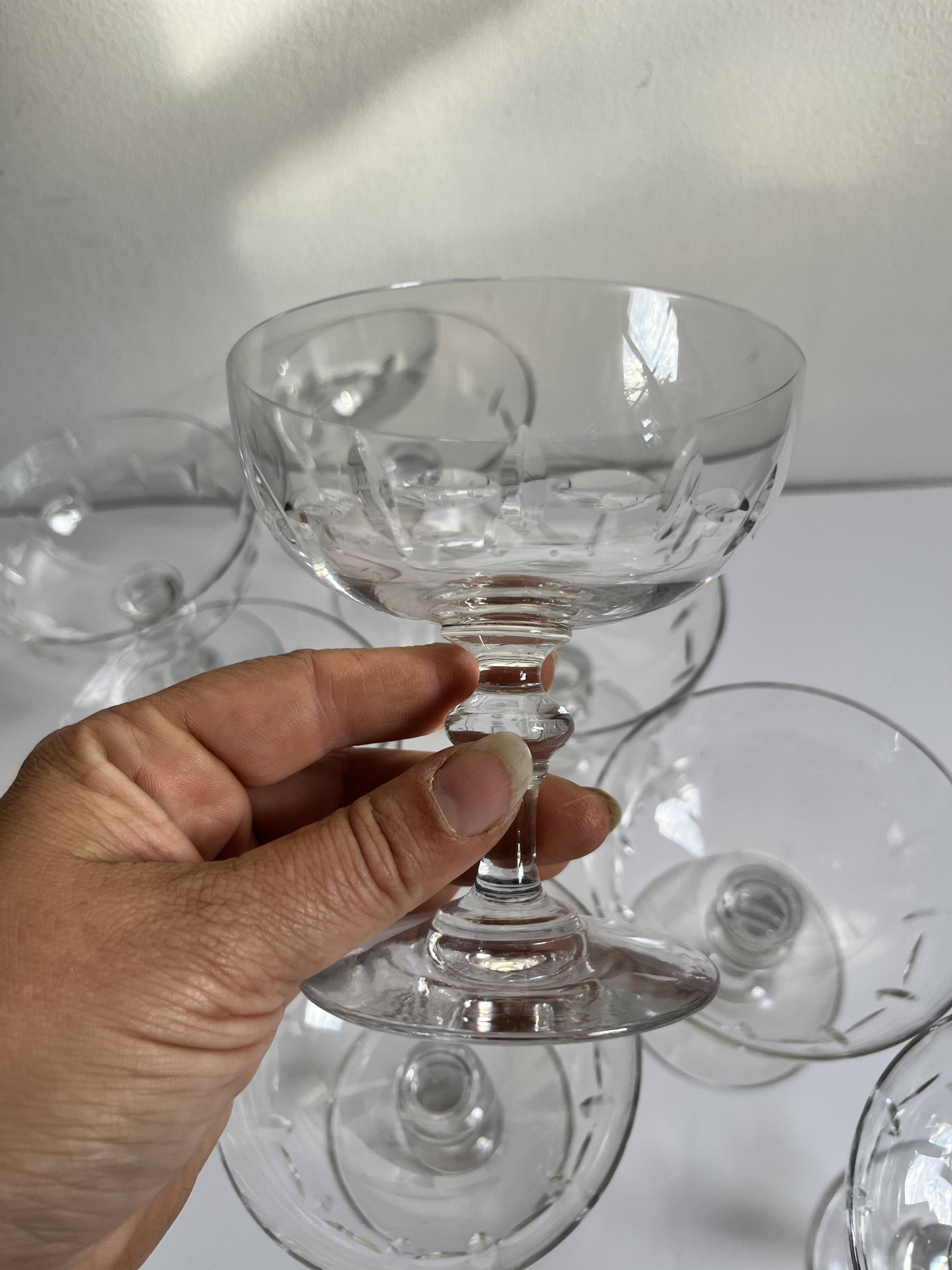 Coupes champagne cristal