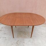 Table ronde scandinave rallonge