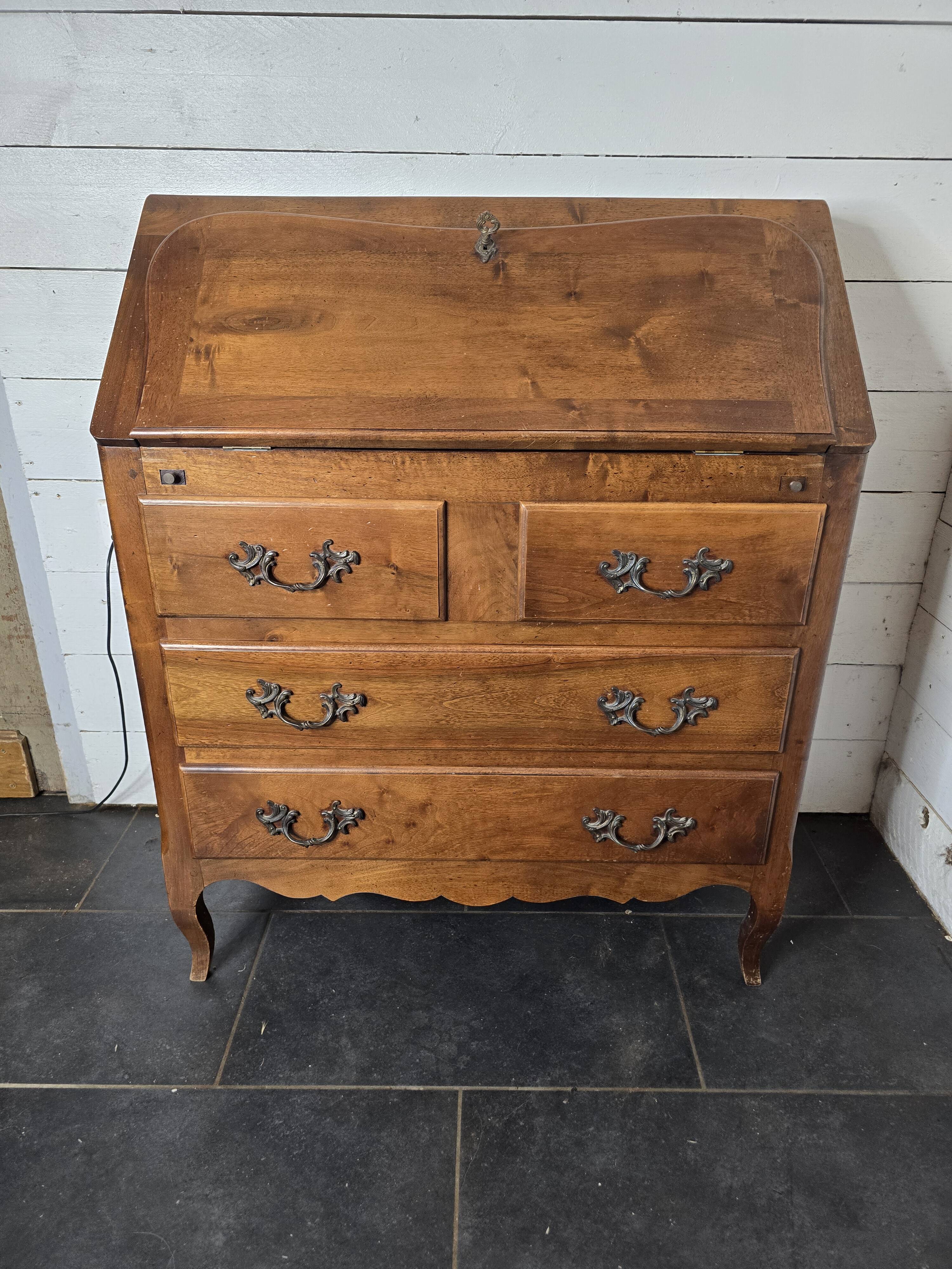 Walnut donkey desk