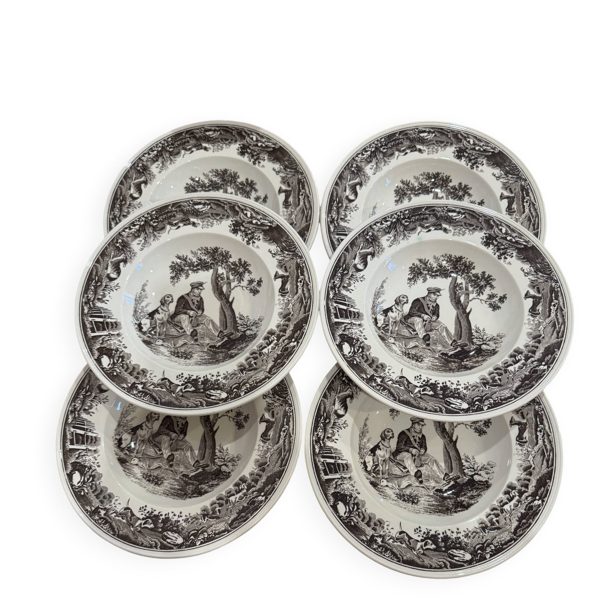 6 deep plates Villeroy and Boch model Anjou