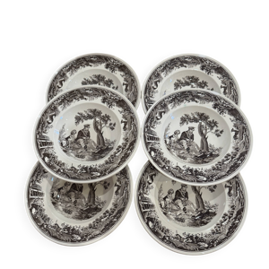 6 assiettes creuses villeroy