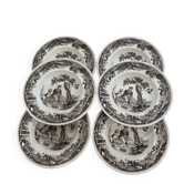 6 assiettes creuses Villeroy et Boch modèle Anjou