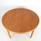 Restored round dining table by Villy Schou Andersen / oak / mid-century Danish modern design / 1960s / 1970s