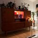 Vintage Scandinavian teak sideboard – 1960s–70s