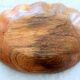 2 cups wood compartment shape shell vintage 70's