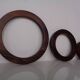 Danish Rosewood Coasters, 1960s, Set of 3