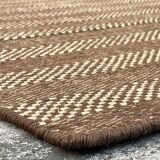 Tapis en laine rayé