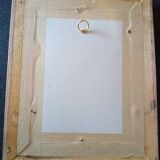 Tableau huile sur panneau.