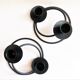 Pair of candlesticks candlesticks black wrought iron
