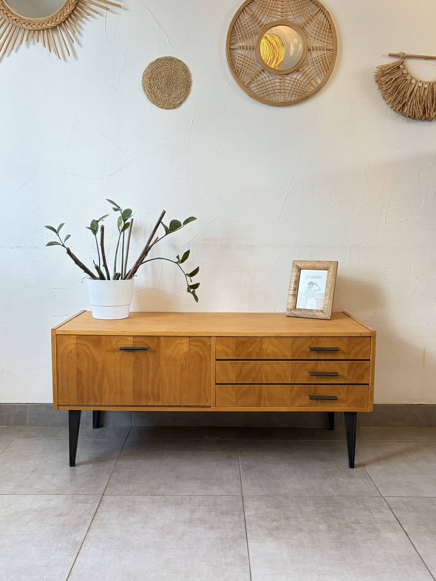 Enfilade vintage TV unit from the 1960s.