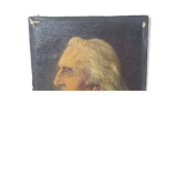 Charismatic Portrait of the Composer Franz Liszt – Oil On Canvas
