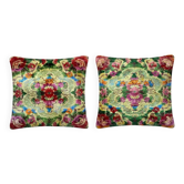 Set of 2 vintage kilim cushion covers 38x43 cm