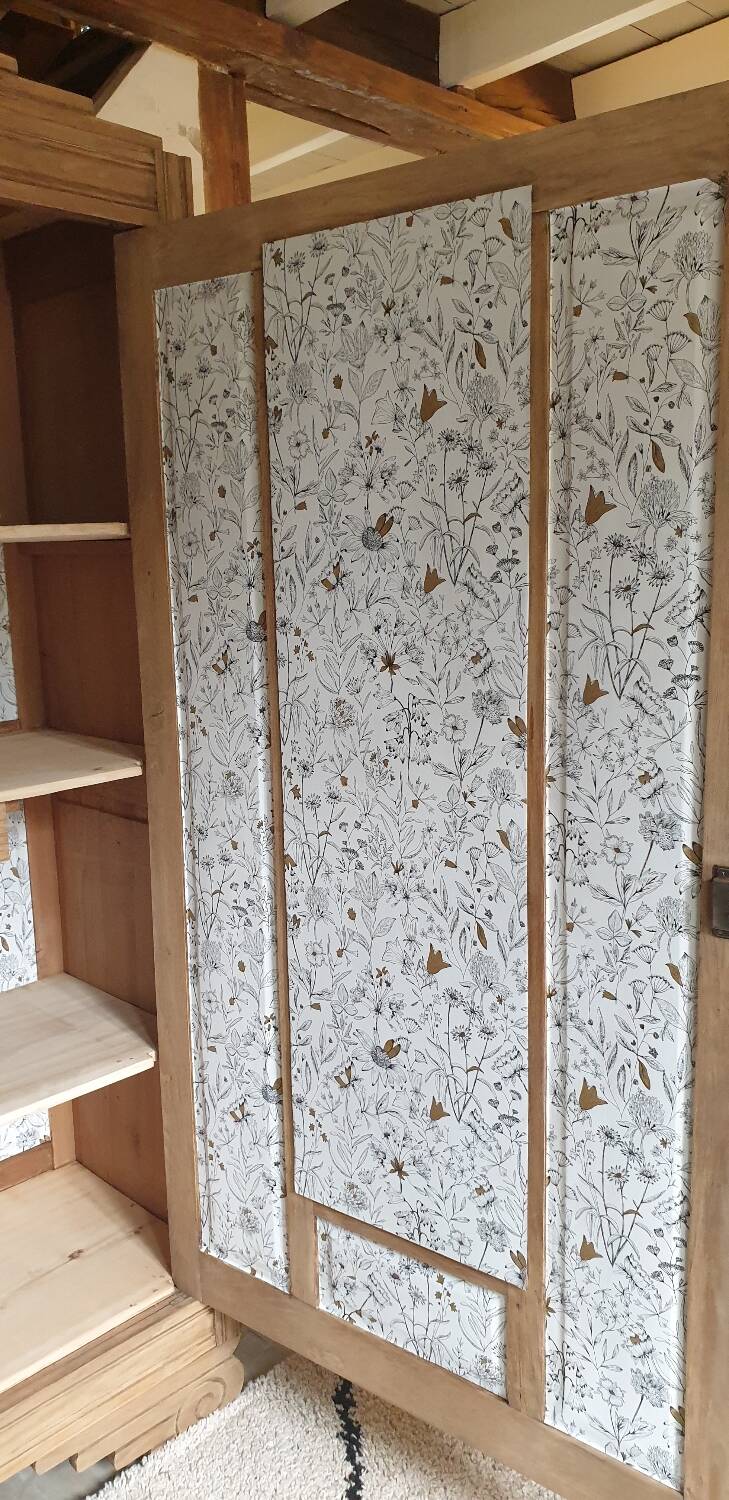 Parisian solid oak wardrobe